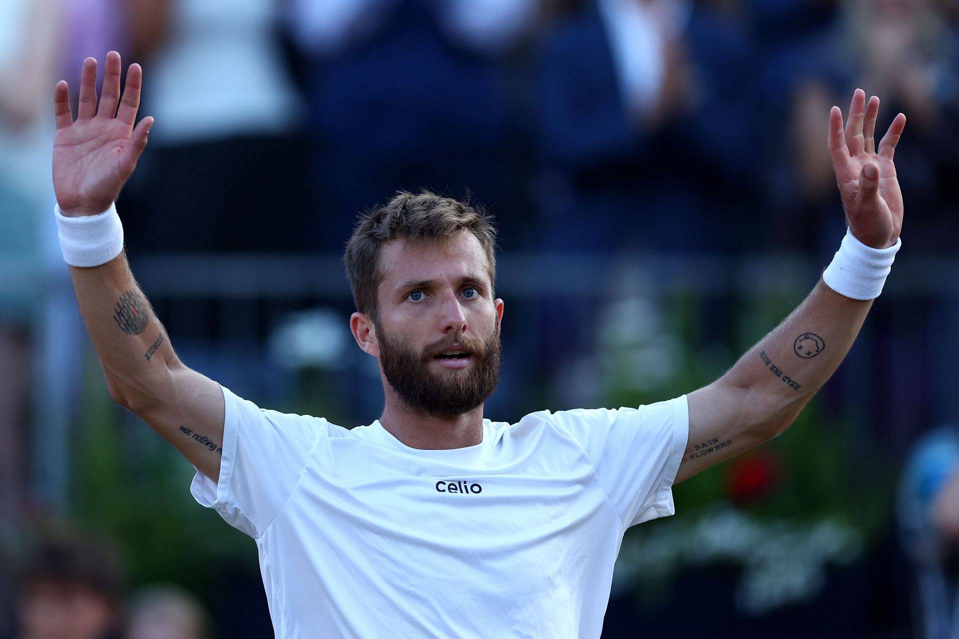 Corentin Moutet at the HSBC Championships 2025. (Photo: Getty)